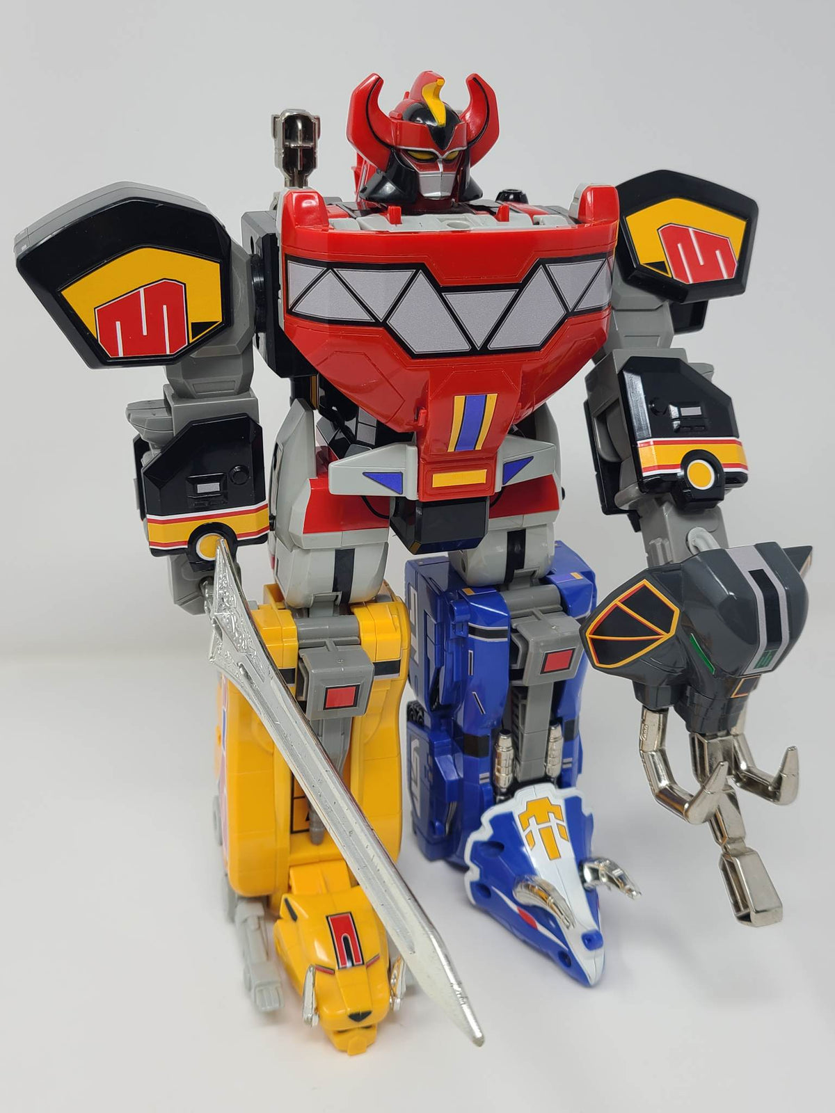 1993 Dino Megazord Labels
