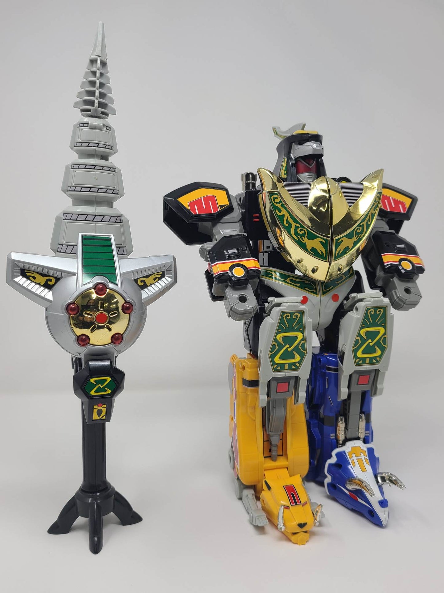 1993 Dragonzord Battle Mode Labels*