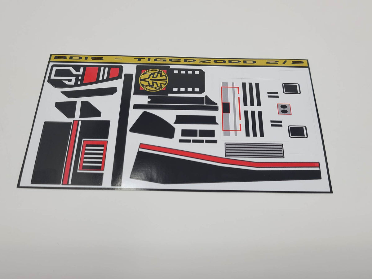 1994 Deluxe Tigerzord Labels