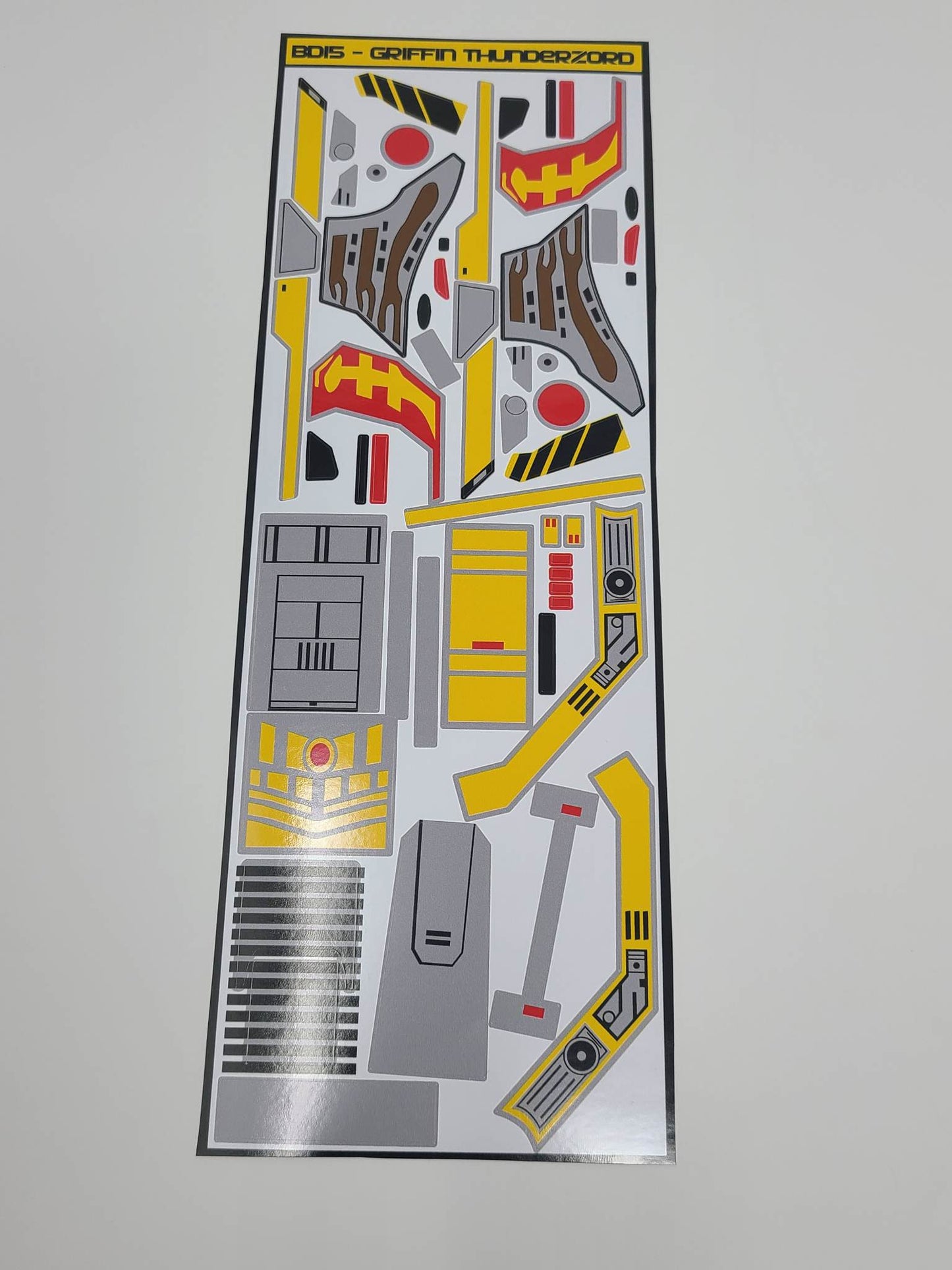 Thunder Megazord Labels*