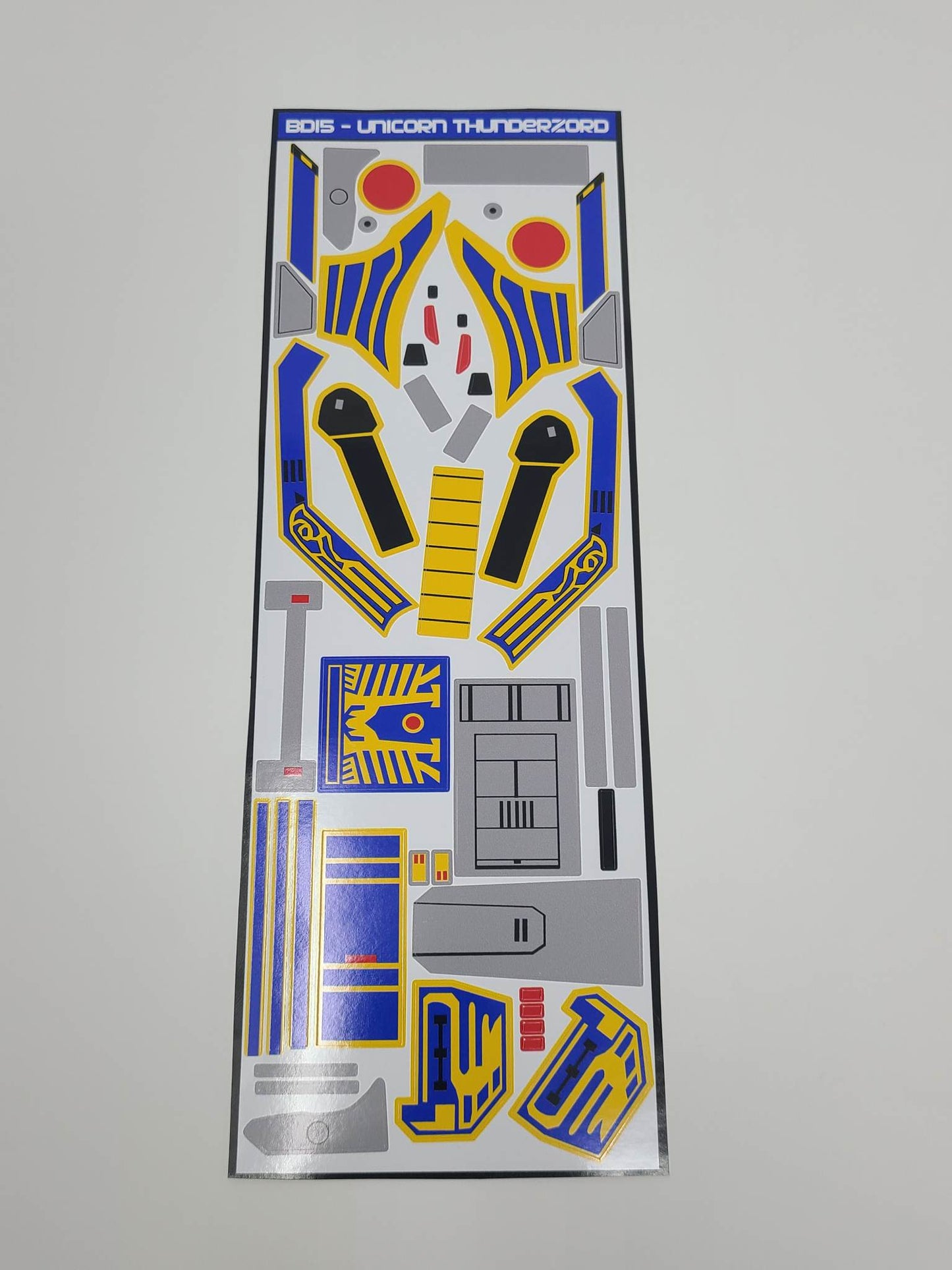Thunder Megazord Labels*