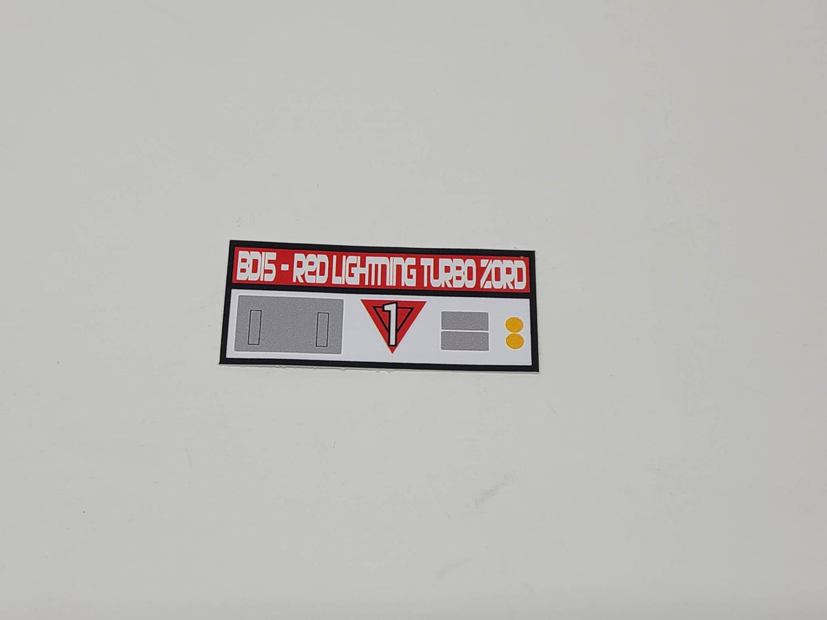 Turbo Megazord Labels