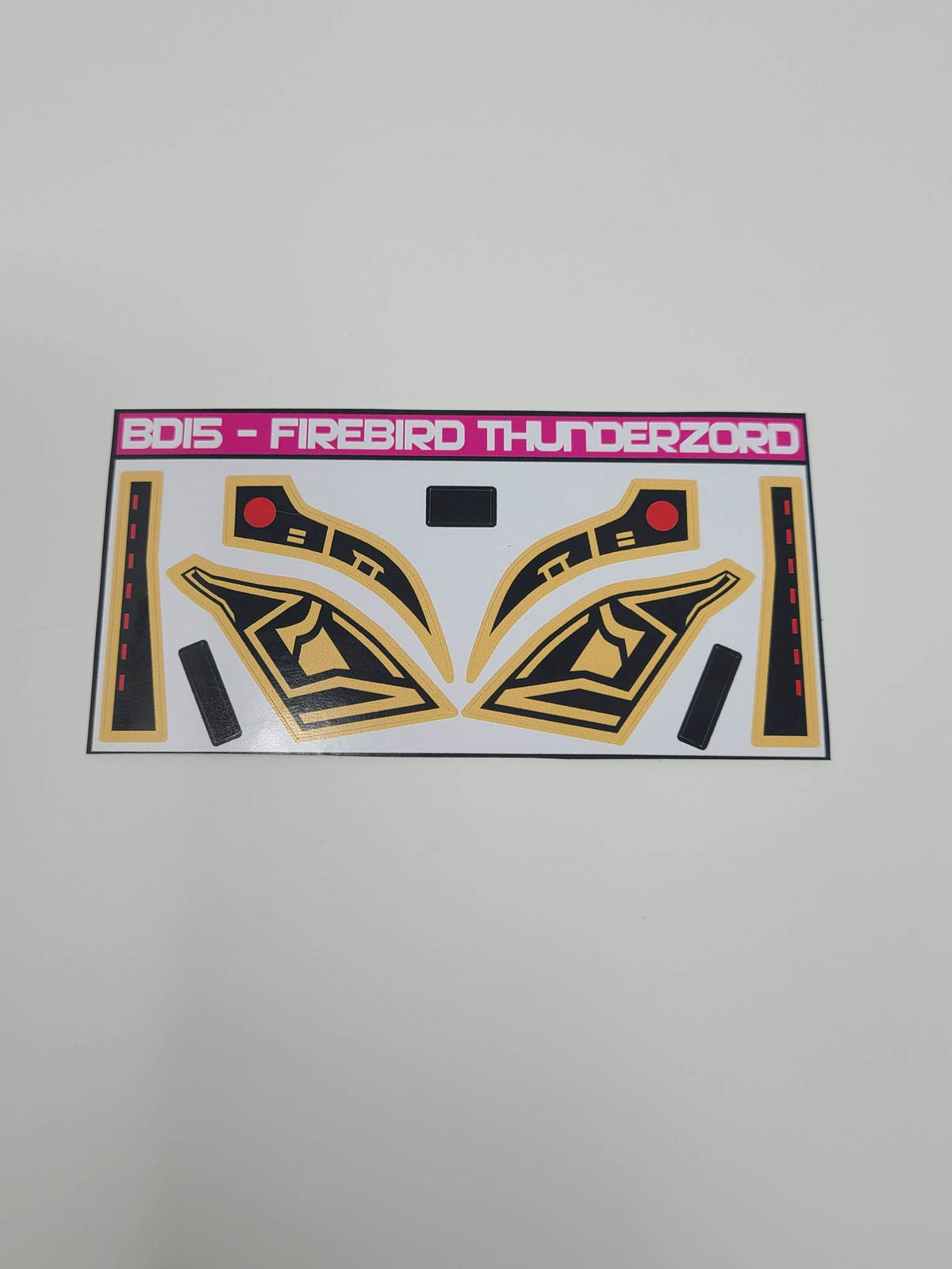 Thunder Megazord Labels*
