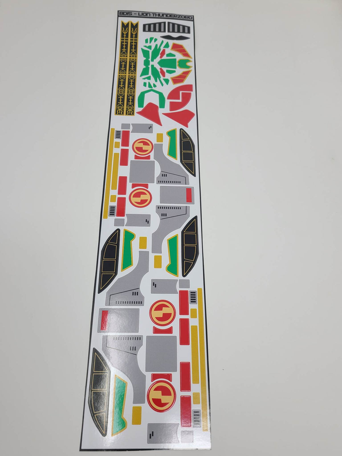 Thunder Megazord Labels*
