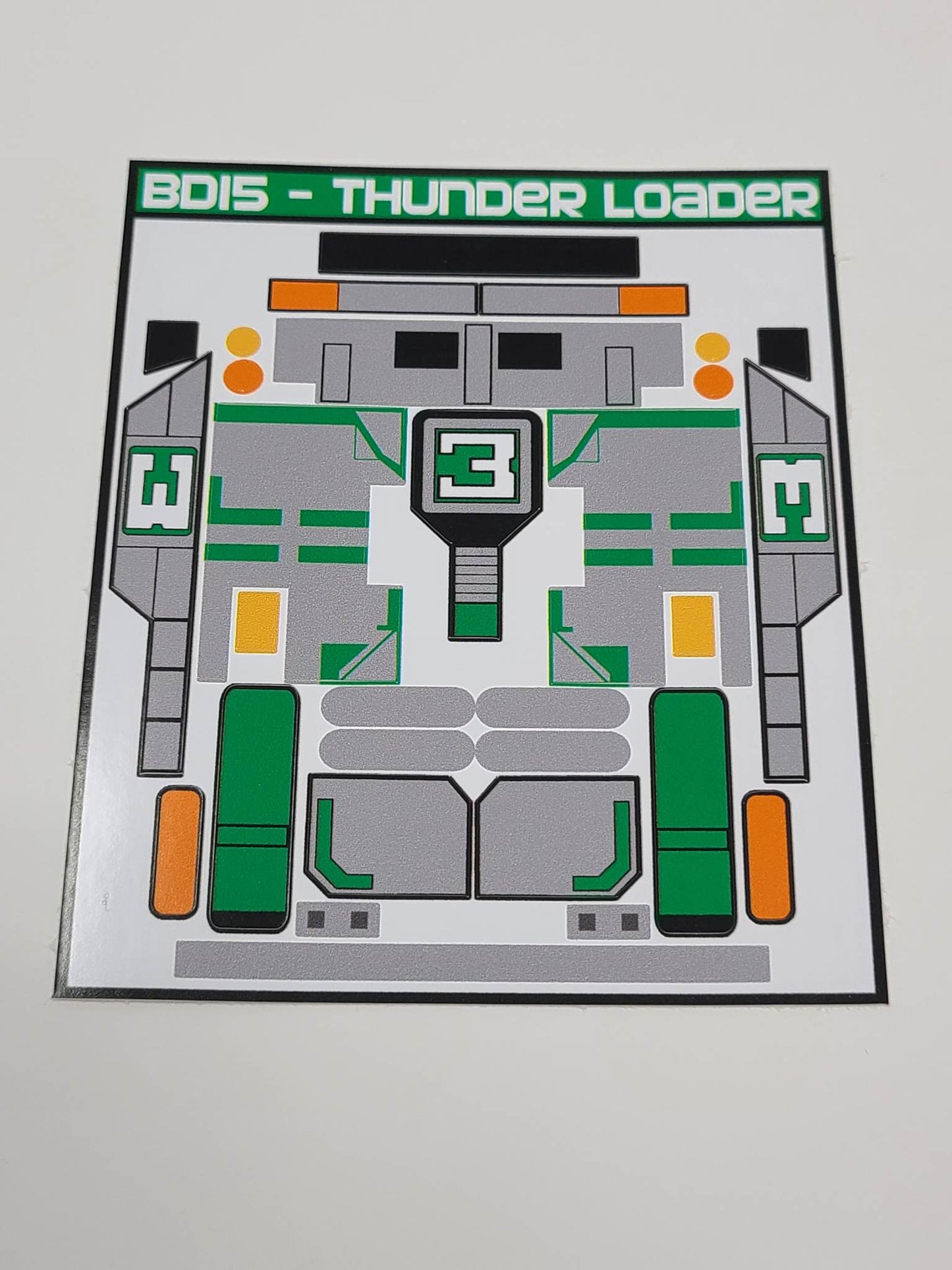 Rescue Megazord Labels*