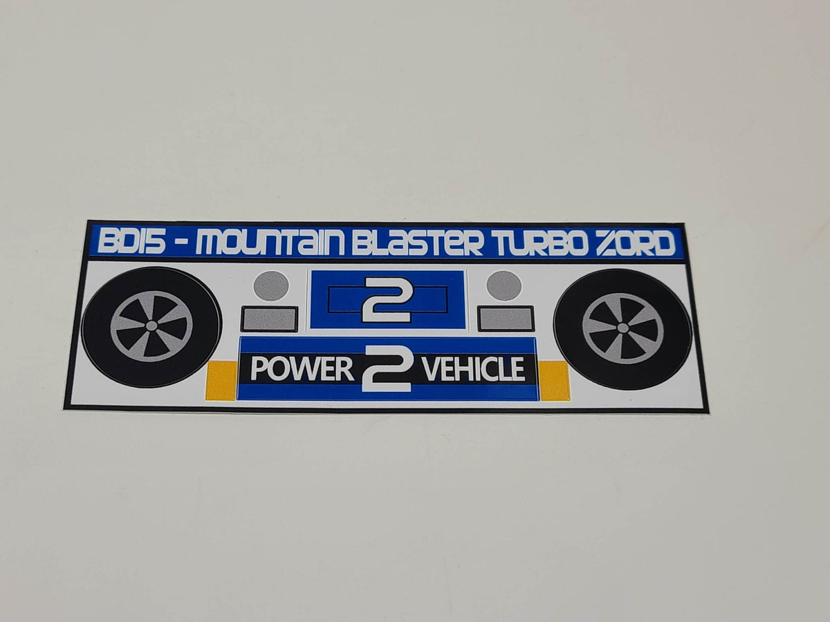 Turbo Megazord Labels