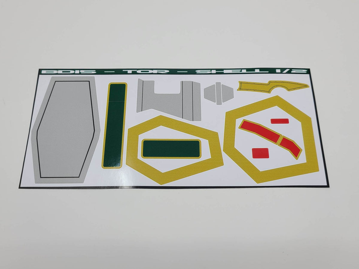 Tor the Shuttlezord Labels