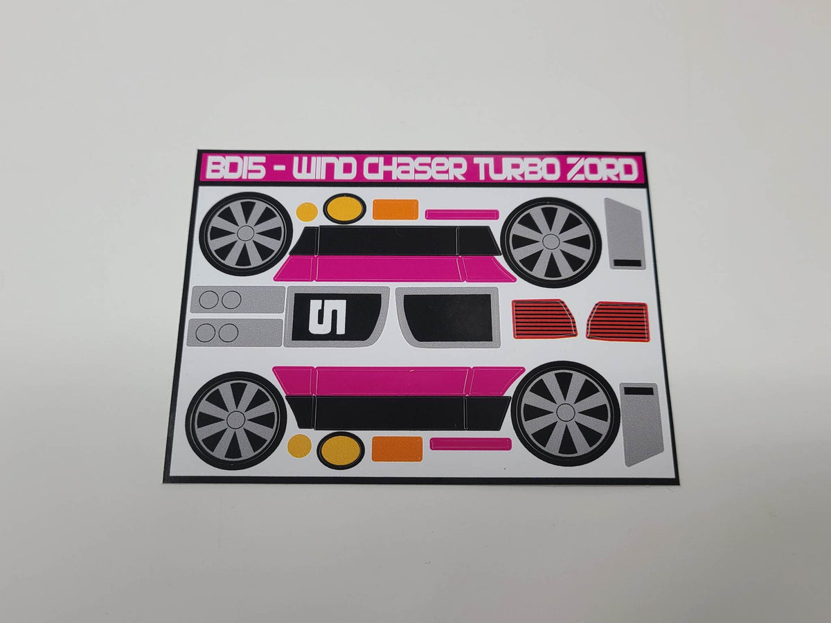 Turbo Megazord Labels