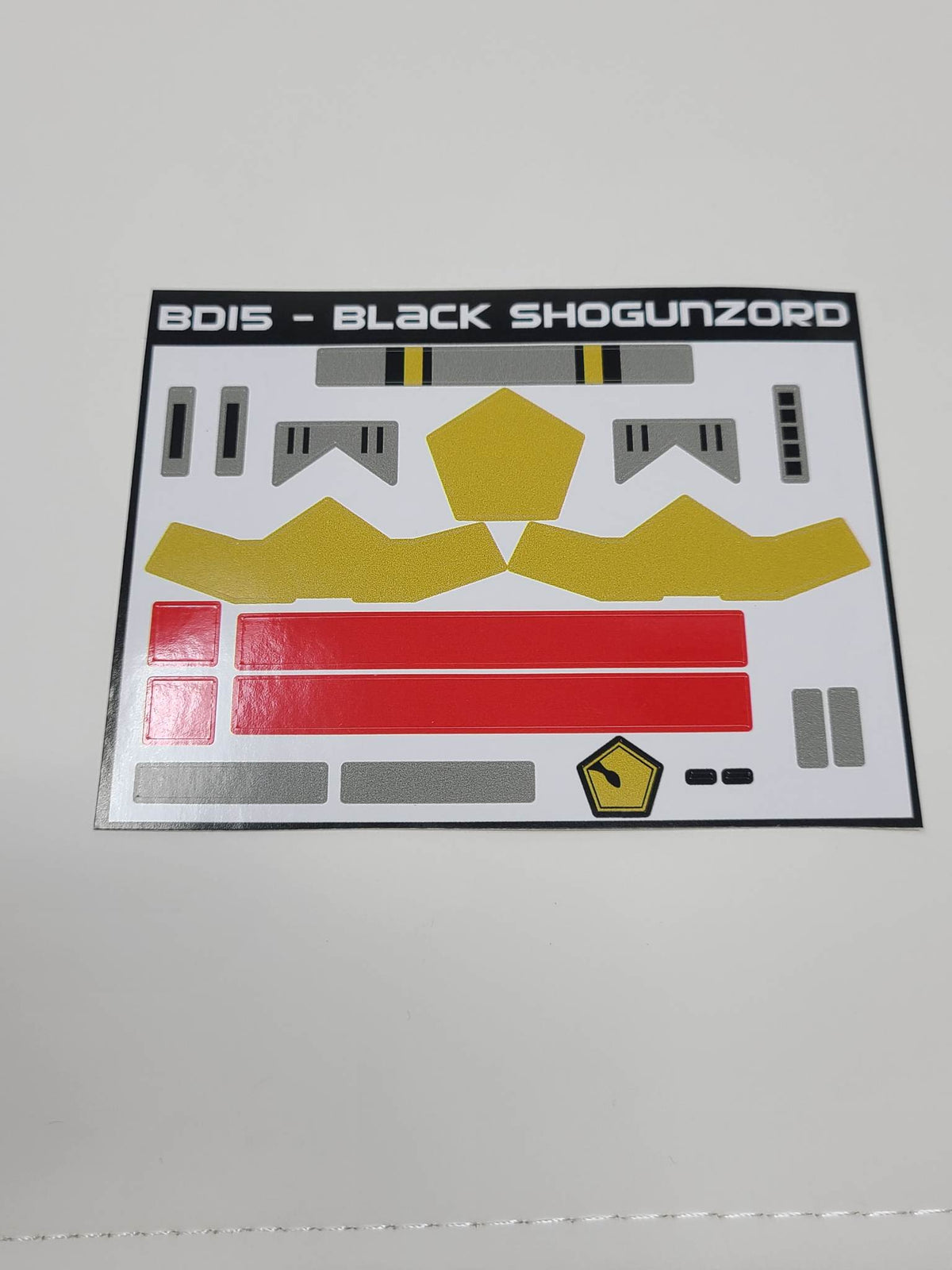Shogun Megazord Labels