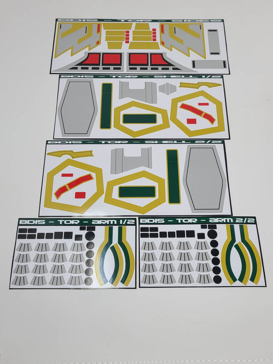 Tor the Shuttlezord Labels
