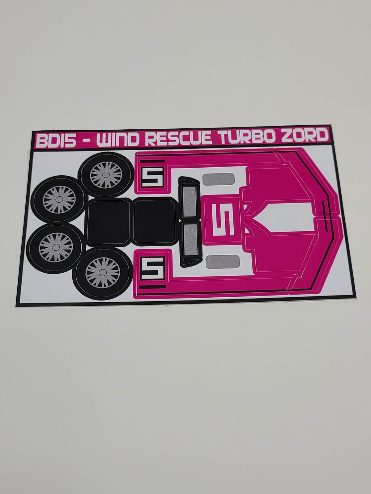 Rescue Megazord Labels*