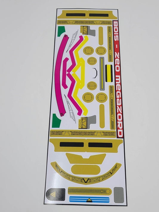 Zeo Megazord Labels*