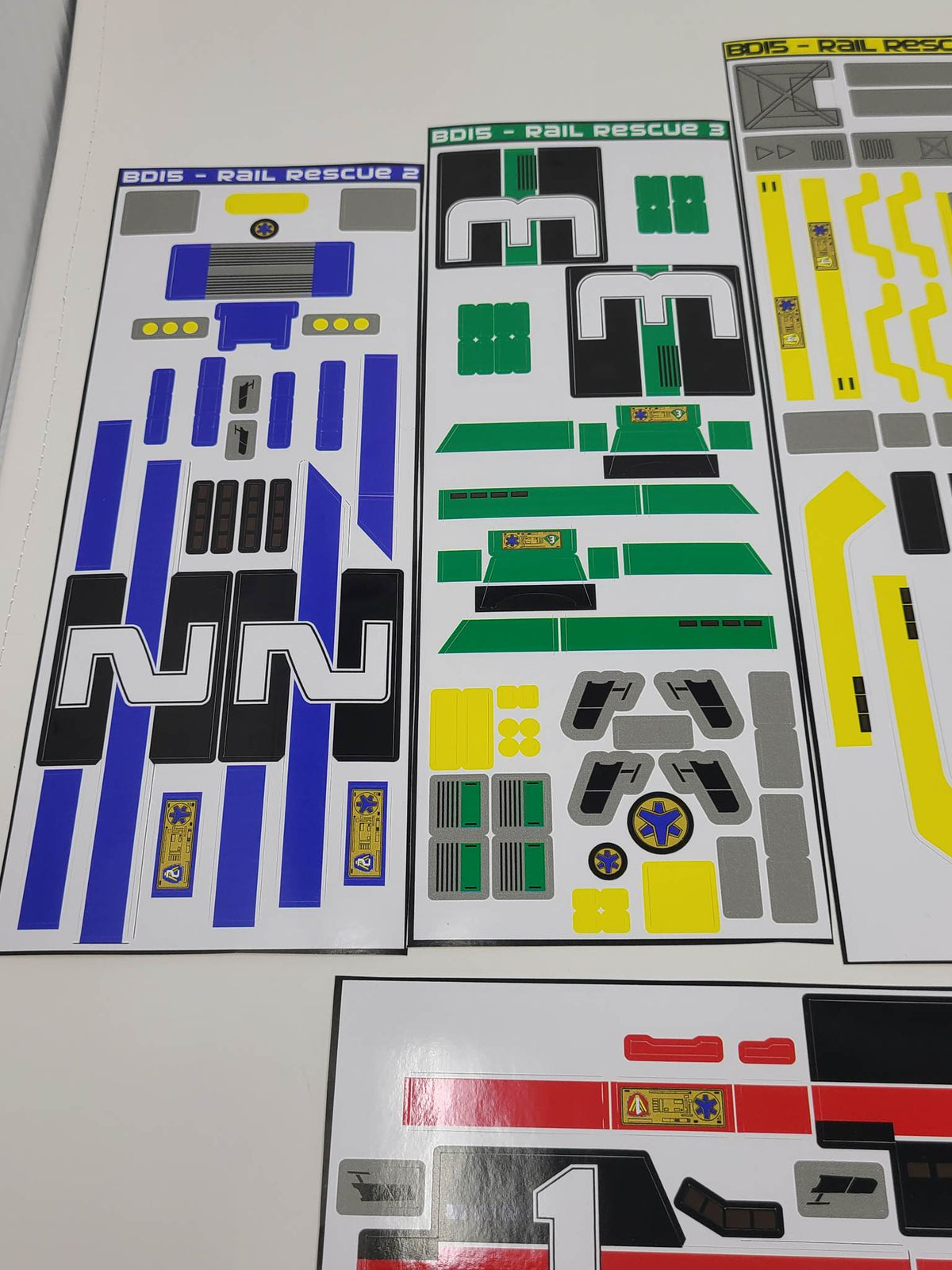 Supertrain Megazord Labels