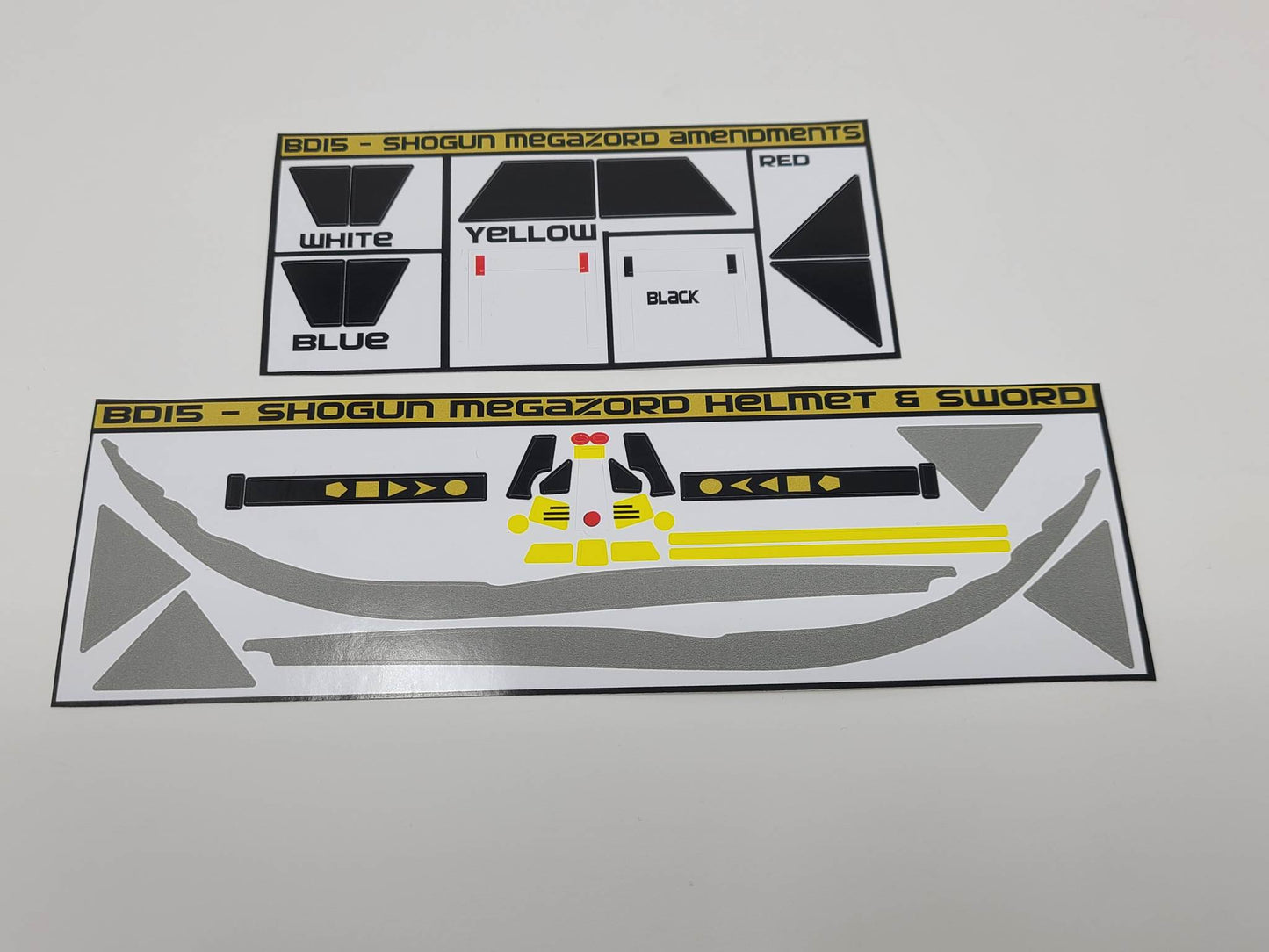 Shogun Megazord Labels