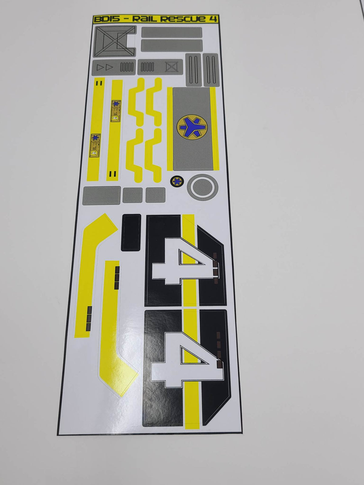 Supertrain Megazord Labels