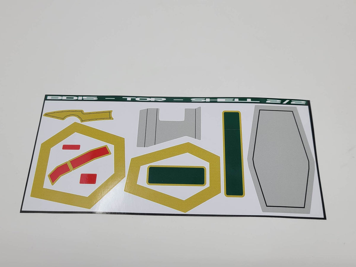 Tor the Shuttlezord Labels