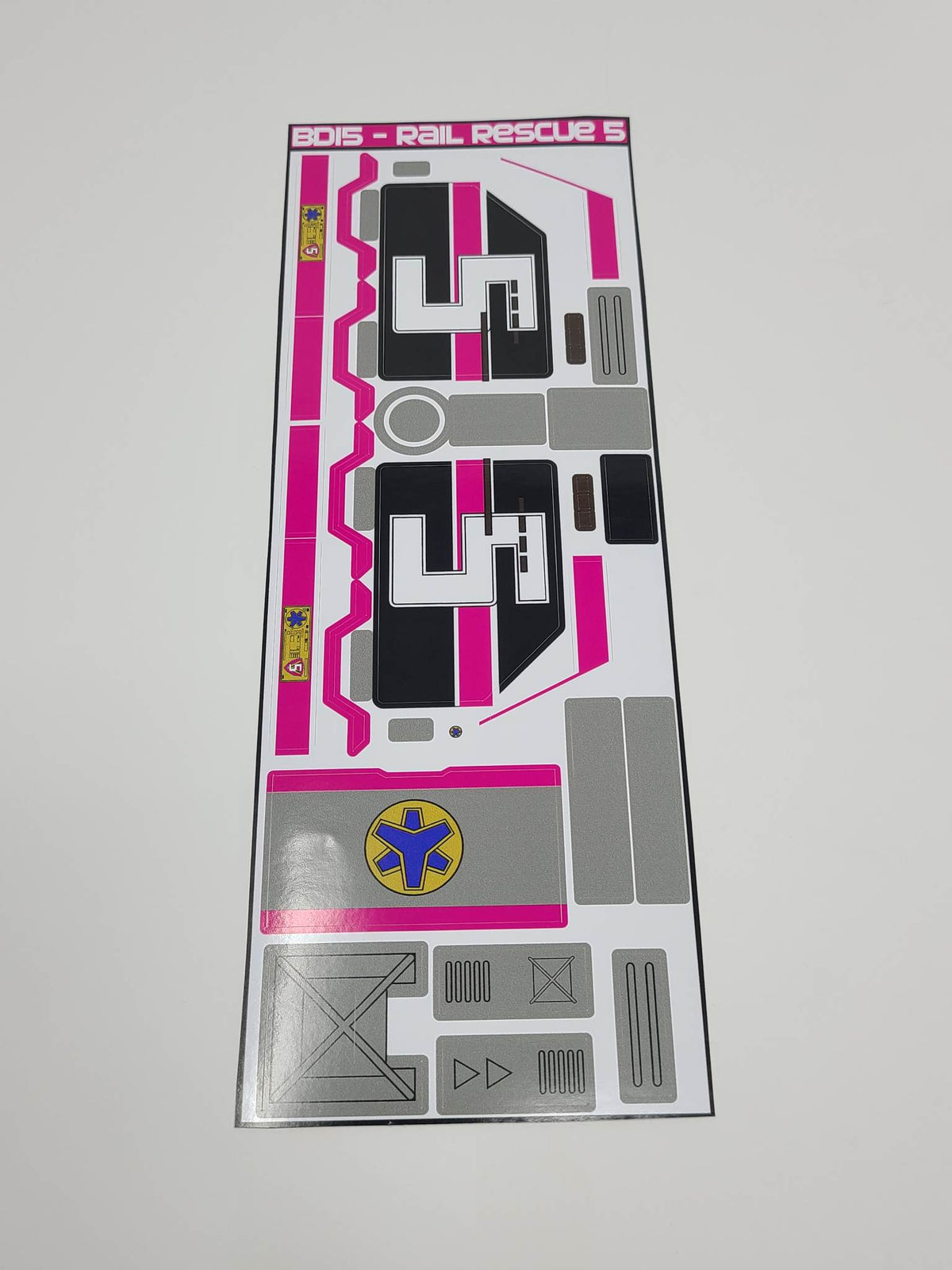 Supertrain Megazord Labels