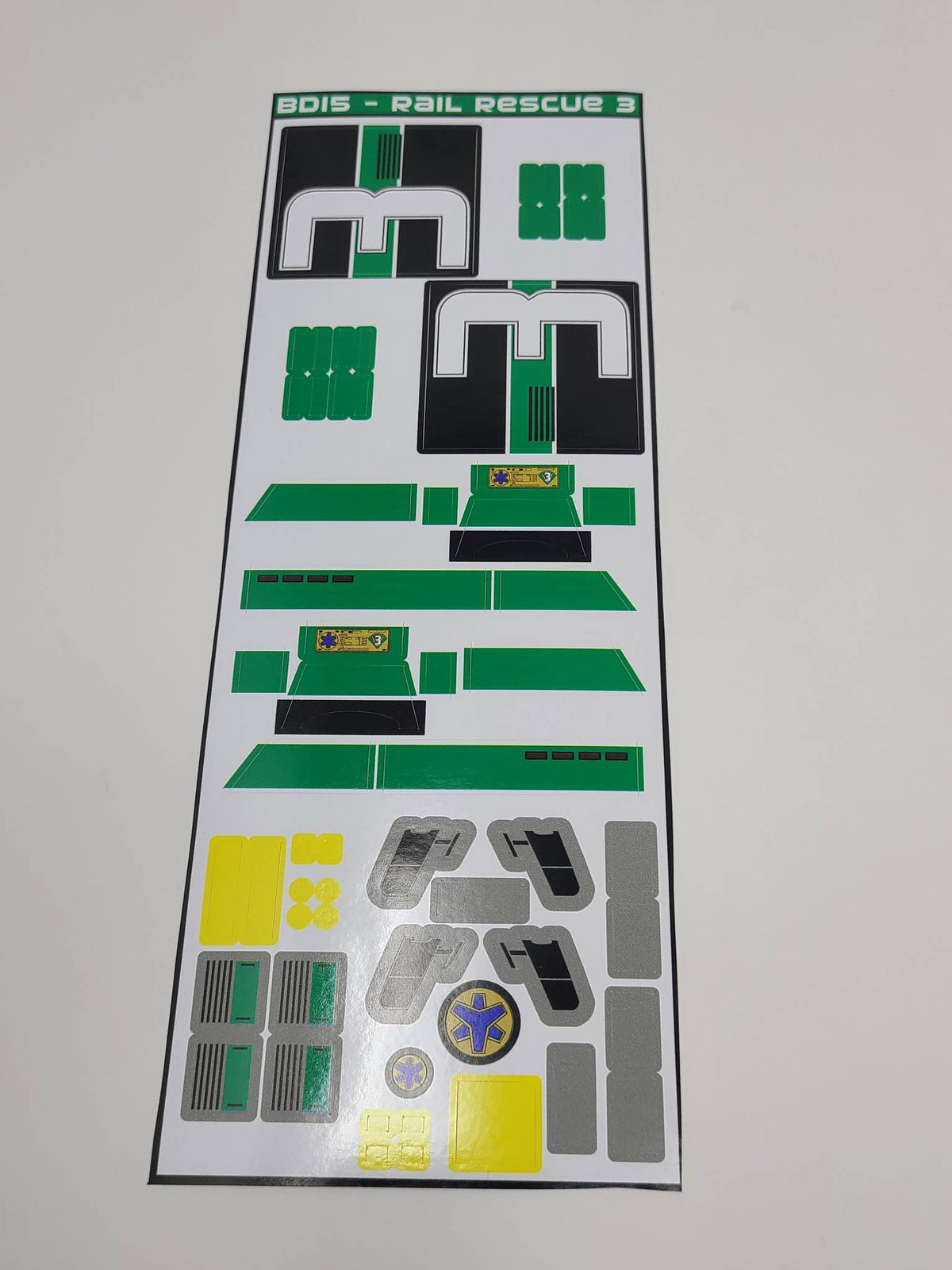 Supertrain Megazord Labels