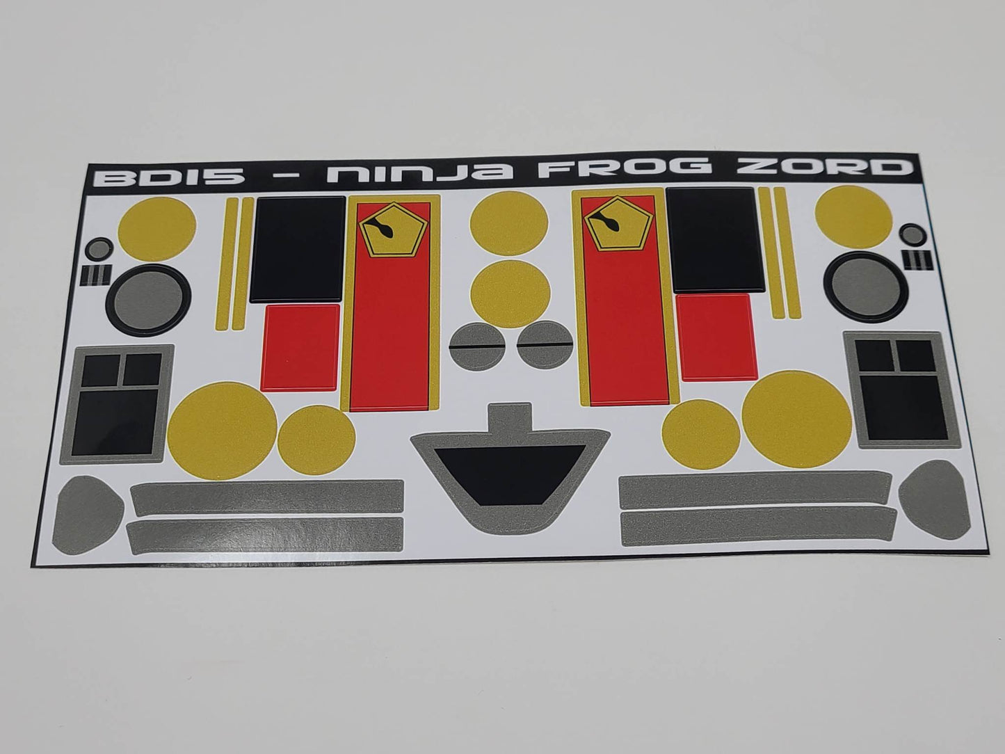 Ninja Megazord Labels