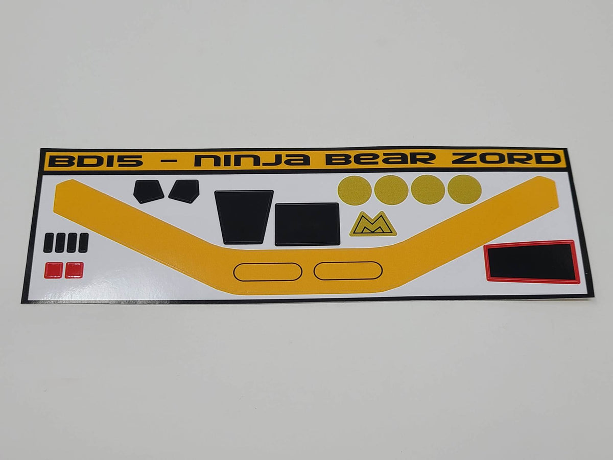 Ninja Megazord Labels