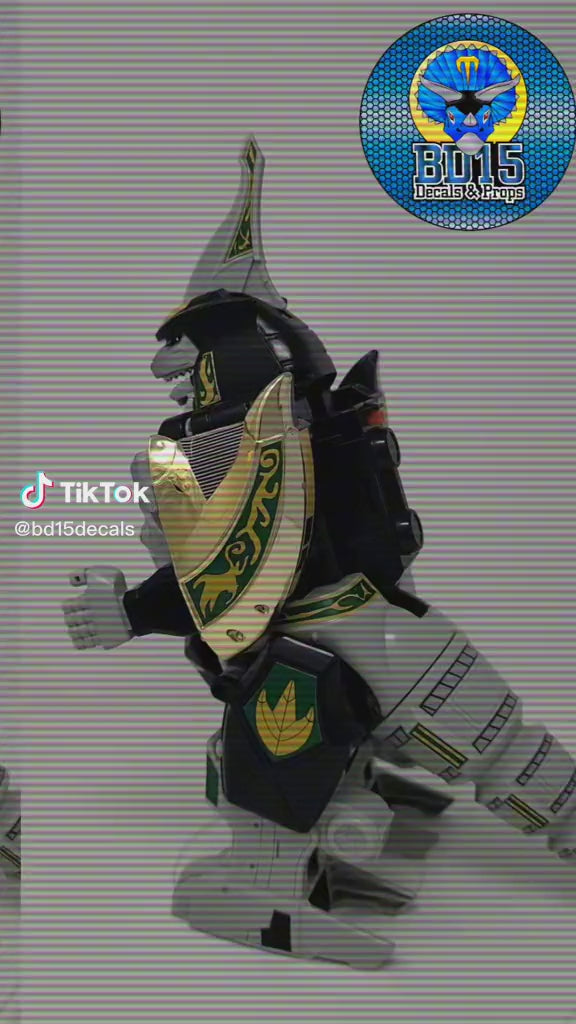1993 Dragonzord Labels – BD15 Decals & Props