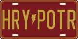 Harry Potter License Plate