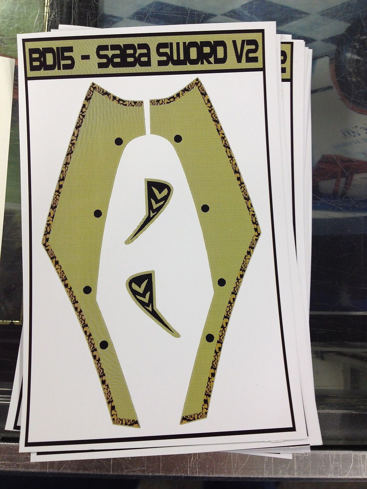 Saba Sword Labels