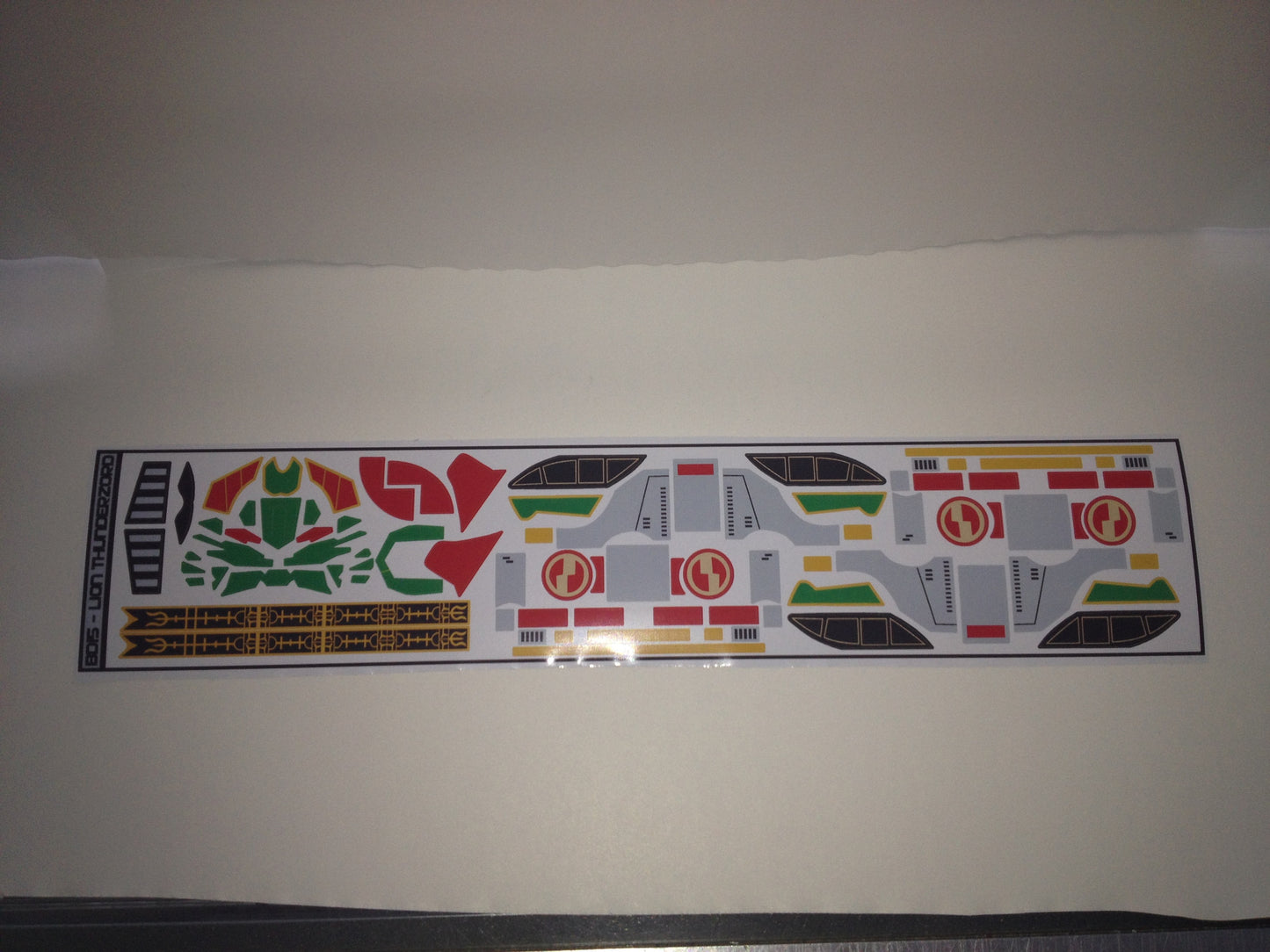 Thunderzord Megazord Labels (NEWER VERSION NOW AVAILABLE)