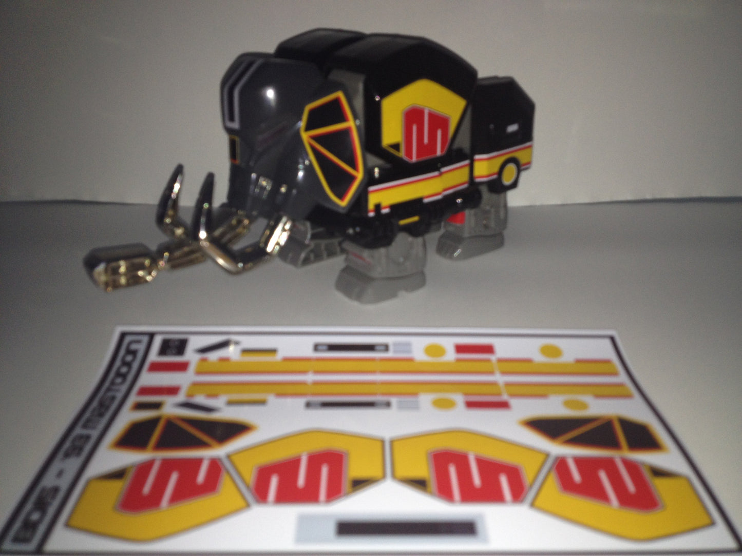 Dino Megazord Labels (NEWER VERSION NOW AVAILABLE)