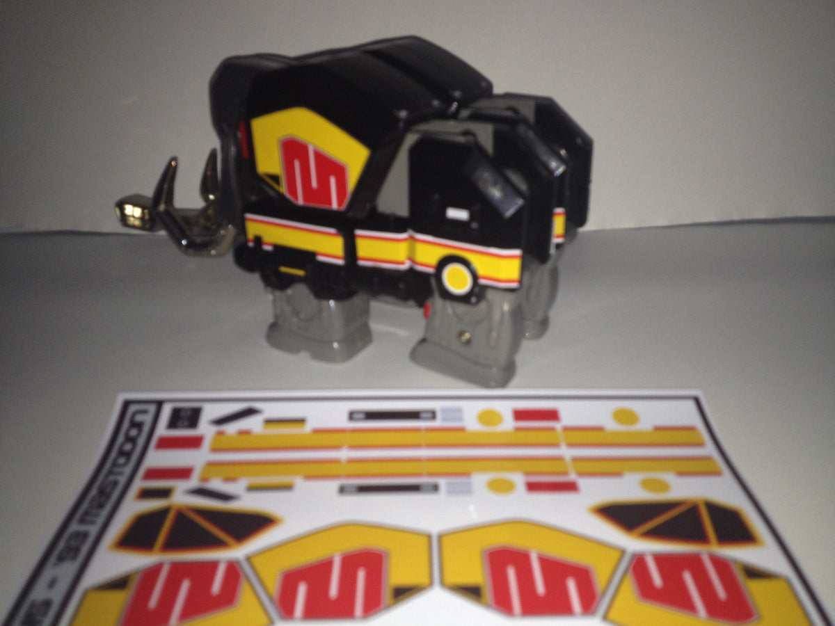 Dino Megazord Labels (NEWER VERSION NOW AVAILABLE)