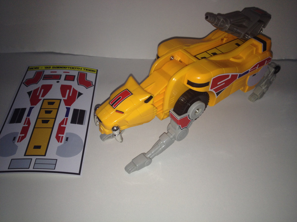 Dino Megazord Labels (NEWER VERSION NOW AVAILABLE)