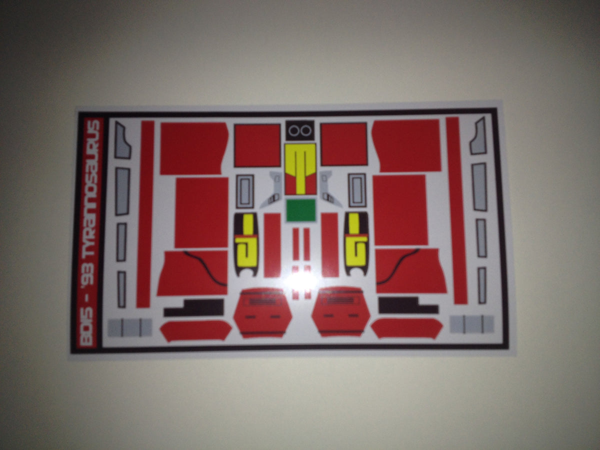 Dino Megazord Labels (NEWER VERSION NOW AVAILABLE)