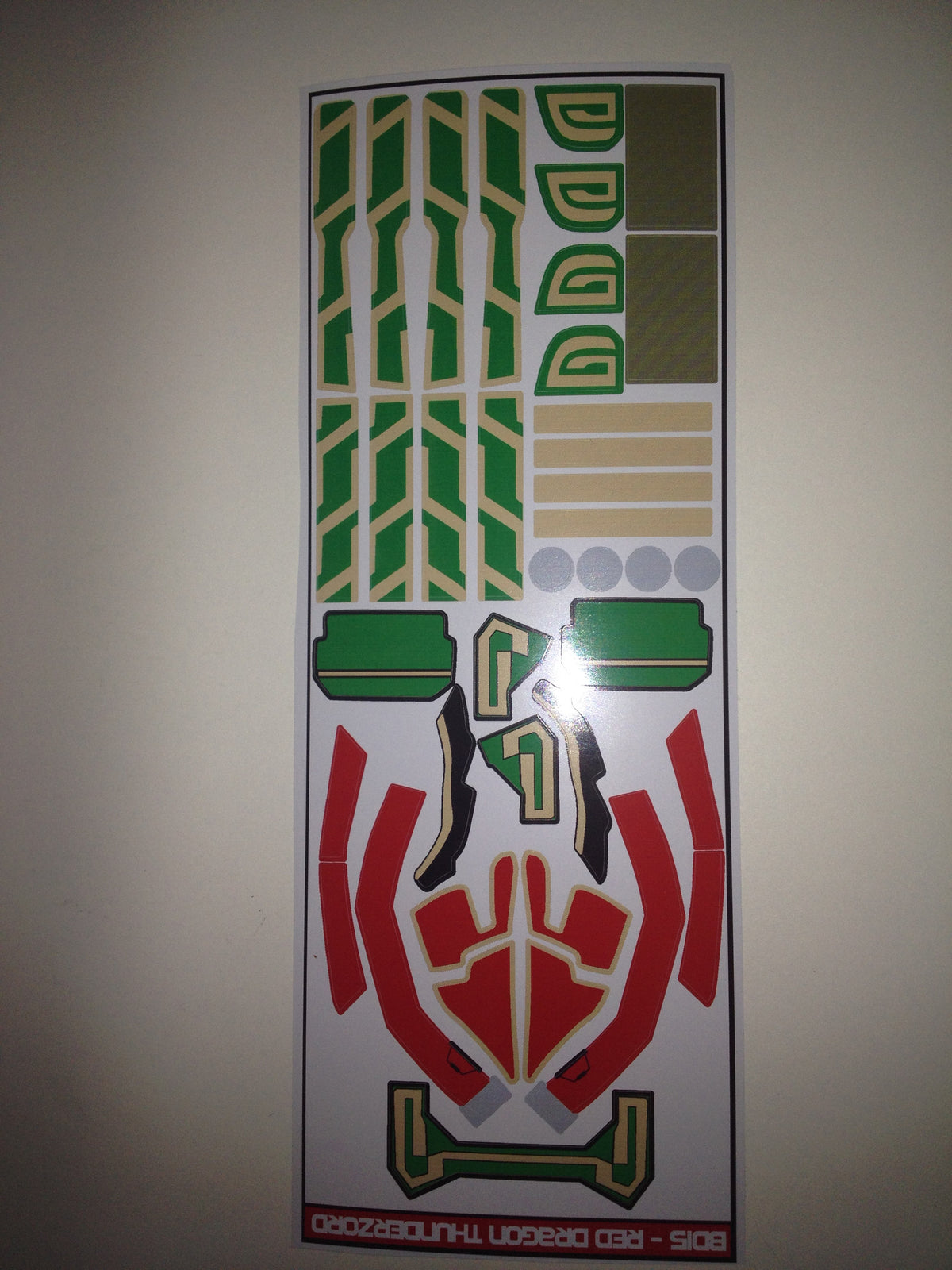 Thunderzord Megazord Labels (NEWER VERSION NOW AVAILABLE)