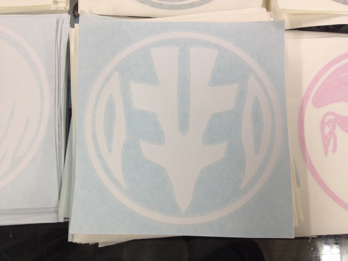 White Tiger Power Coin Decal