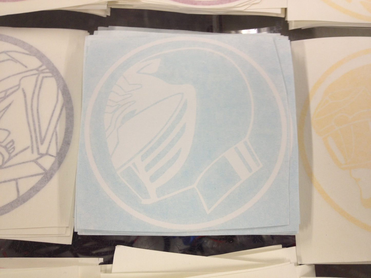 White Tiger Ranger Helmet Decal