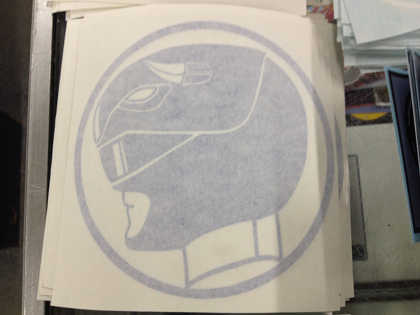 Tricera Ranger Helmet Decal