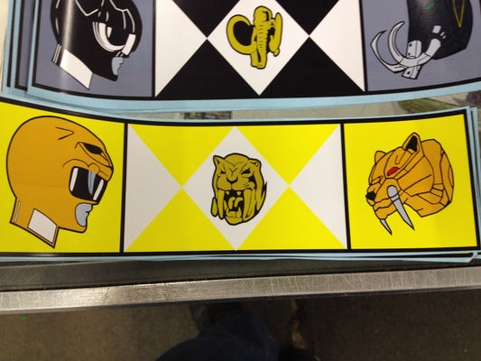 Saber-Tooth Ranger / Zord Bumper Sticker