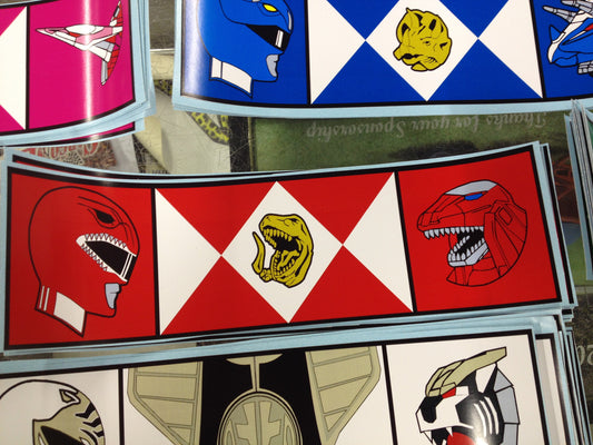 Tyranno Ranger / Zord Bumper Sticker