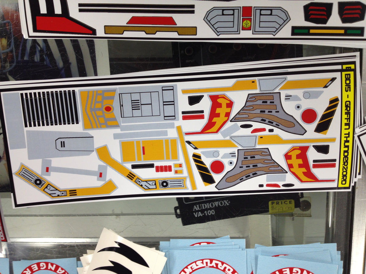 Thunderzord Megazord Labels (NEWER VERSION NOW AVAILABLE)