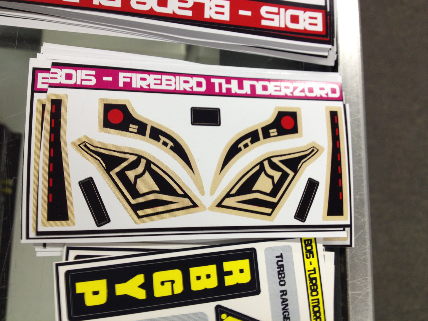 Thunderzord Megazord Labels (NEWER VERSION NOW AVAILABLE)