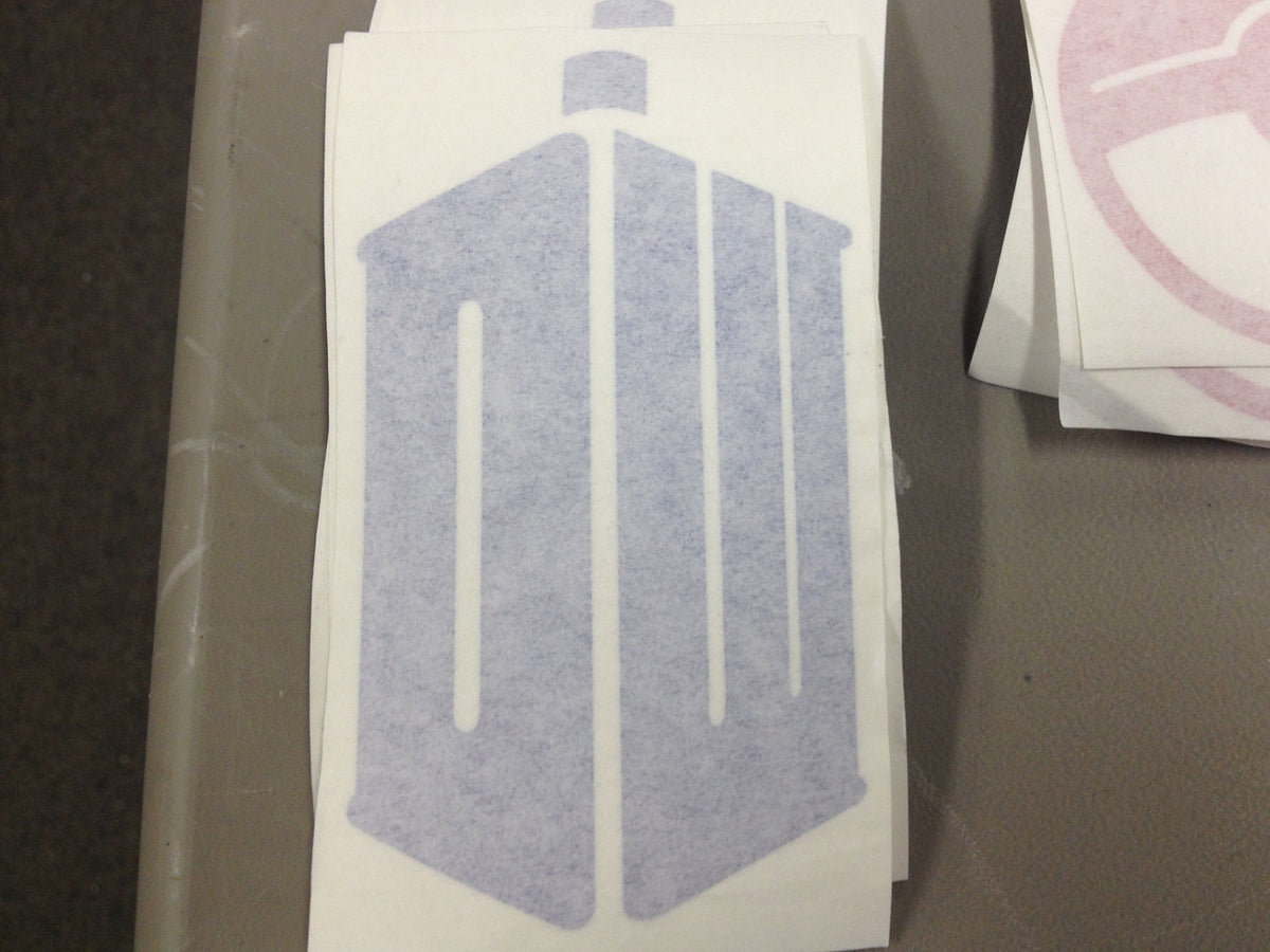 Doctor Who Tardis Logo Decal
