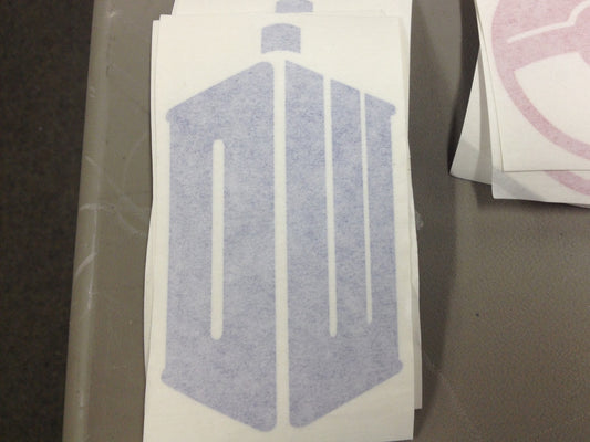 Doctor Who Tardis Logo Decal