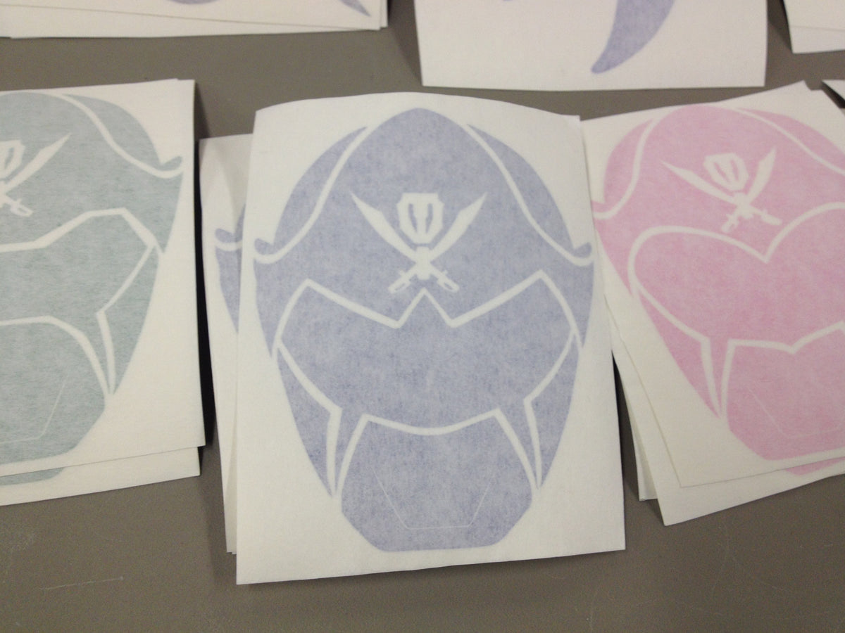 Gokai Blue Helmet Decal