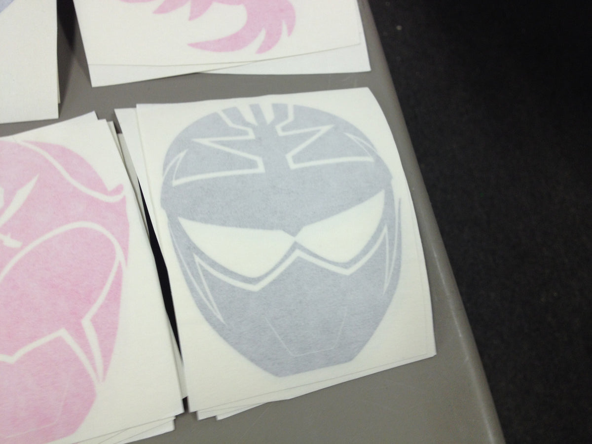 Gokai Silver Helmet Decal