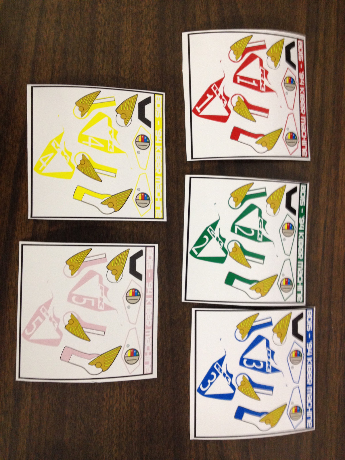 Kiber Machines Labels