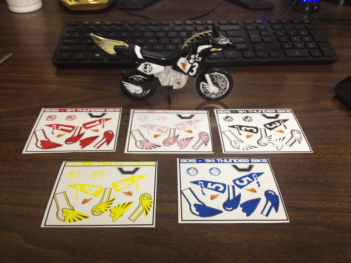 Thunder Bike Labels