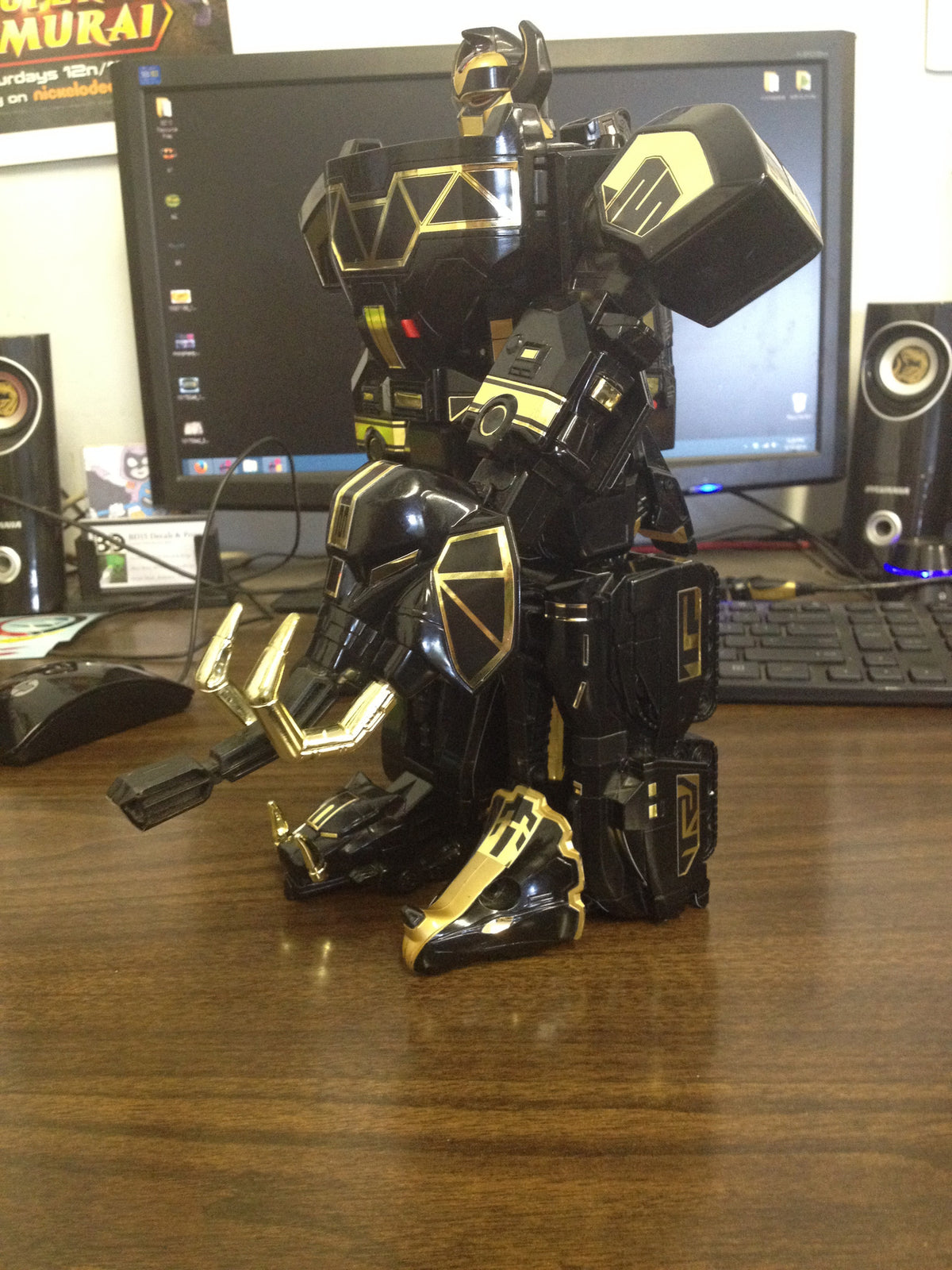 BG Dino Megazord Labels