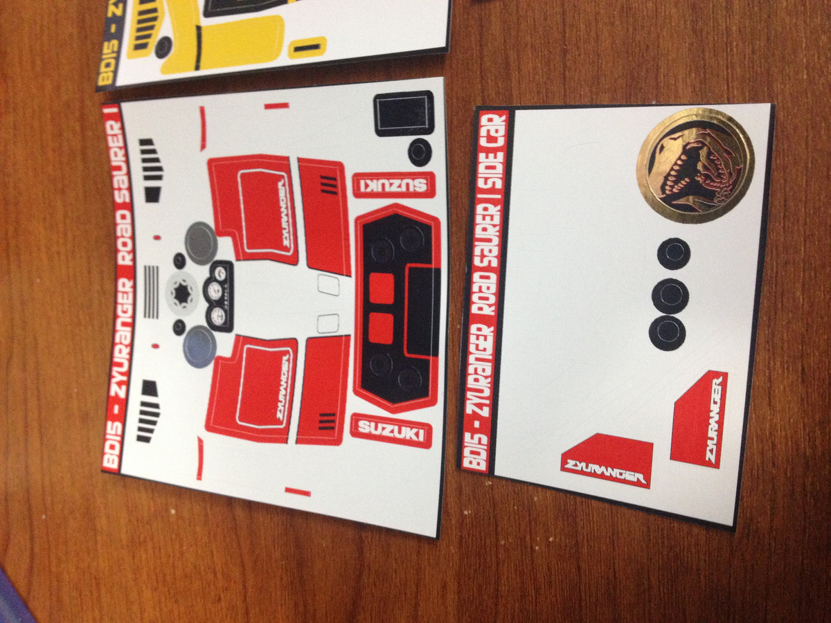 Battle Bikes / Road Saurer Labels