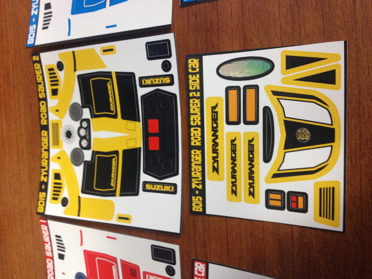 Battle Bikes / Road Saurer Labels