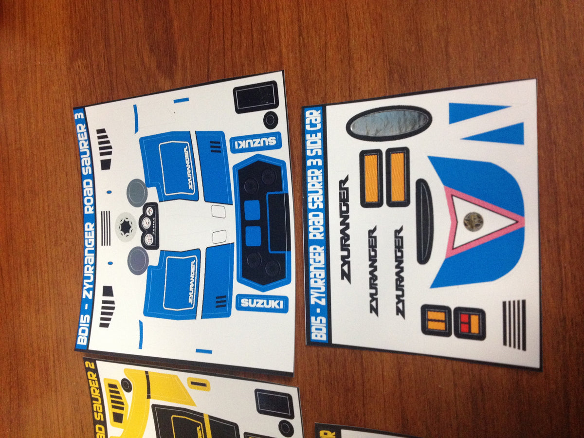 Battle Bikes / Road Saurer Labels